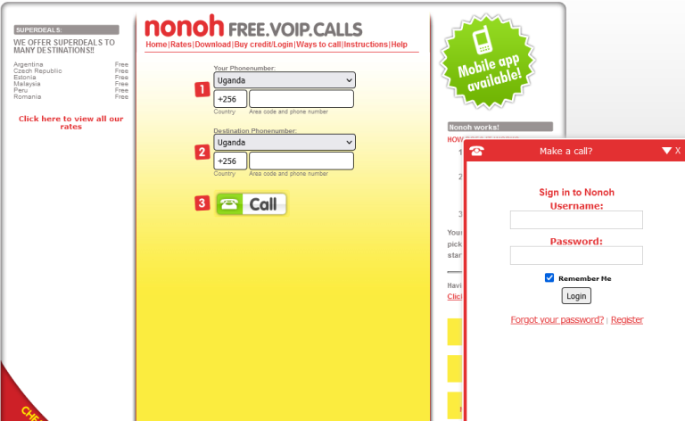 How To Make Free Calls Using Nonoh.net VOIP App