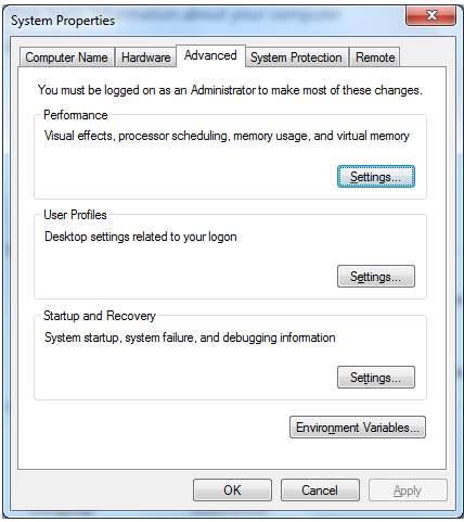 Increase Windows Virtual Memory