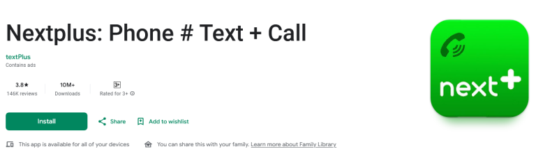 NextPlus App Review 2025! Make Free Calls, Send Texts, Get Free US Phone Number
