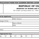 How To Get A Uganda Learners Driving Licence