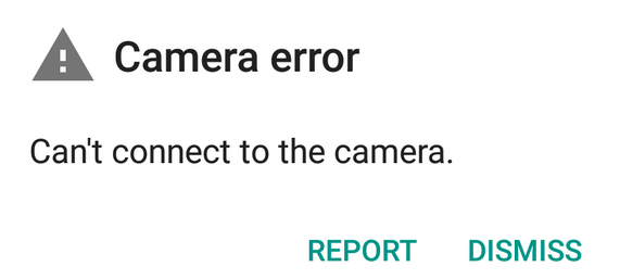 How To Fix Can’t Connect To Camera Android Error