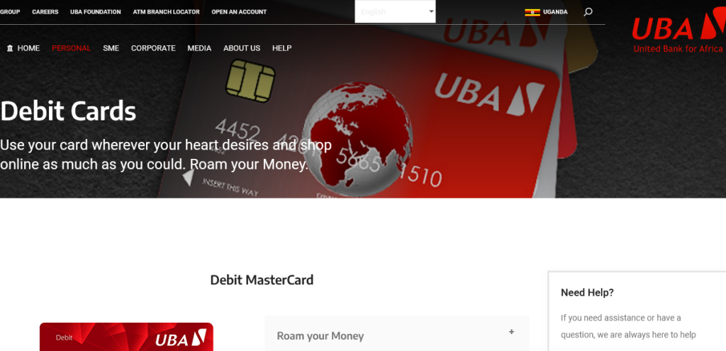 UBA Visa bank senegal