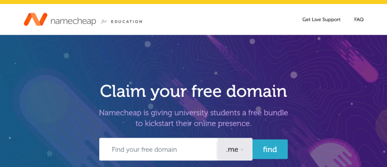 Get 100% Free Domain Names For Students