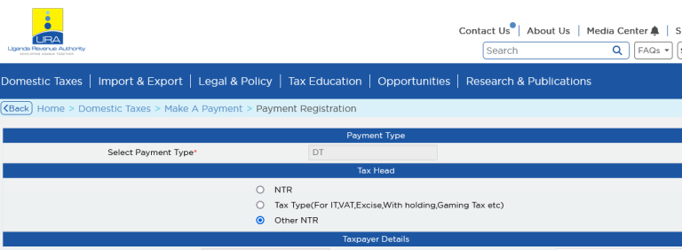 How To Generate URA Police Fine Payment Form