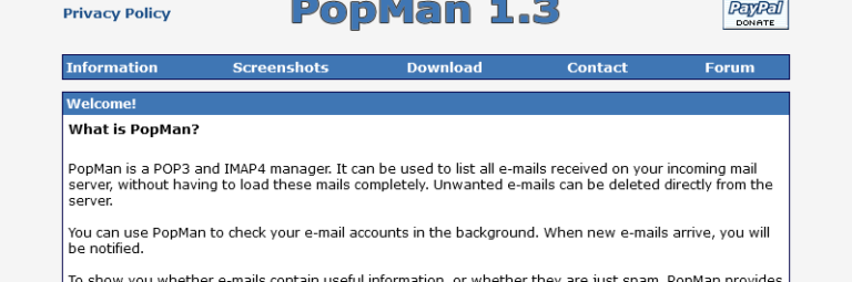 How To Configure PopMan Notifier For DeskTop Email Notification