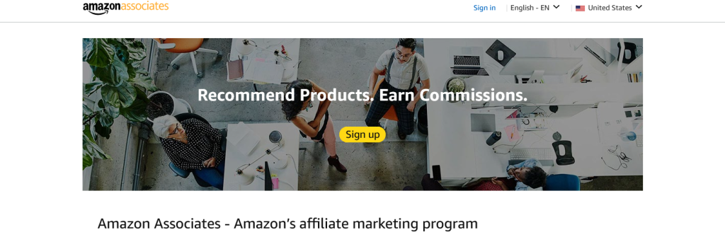 Amazon affiliate