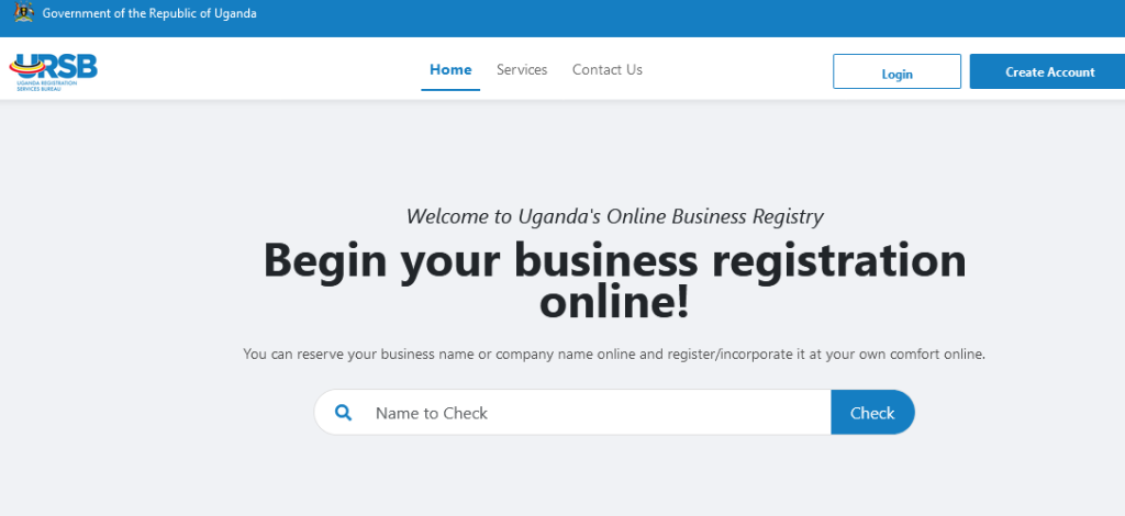 Register A Company Online