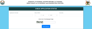 Check Uganda Passport Application