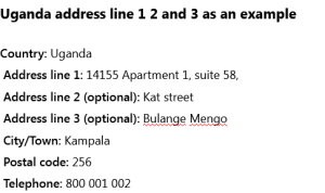 Address Line 1 2 And 3