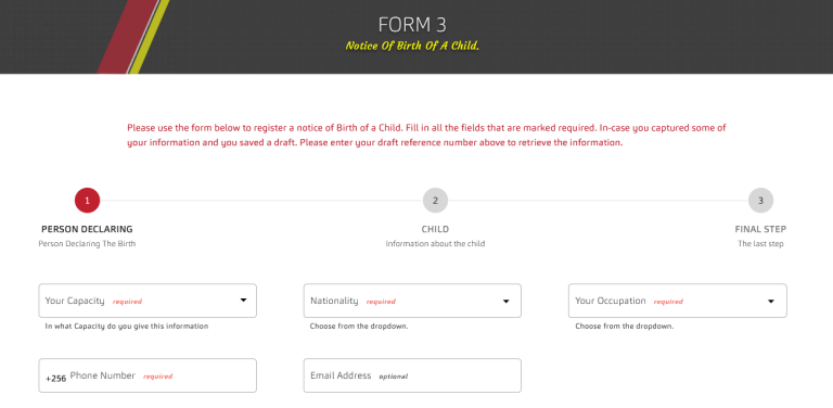 How To Get A NIRA Birth Certificate In Uganda