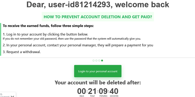 Prevent account deletion