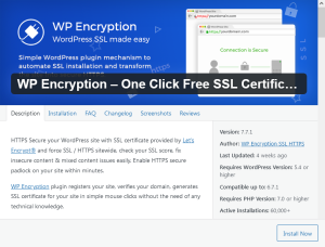 WP Encryption Free SSL